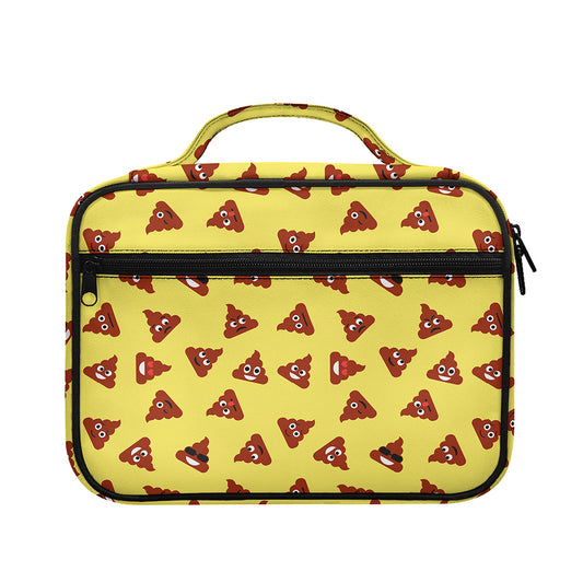 Poop Emoji Pattern Print Briefcase Bible Bag