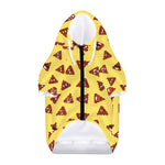 Poop Emoji Pattern Print Dog Zip Up Hoodie