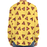 Poop Emoji Pattern Print Long Sleeve Baseball Jersey