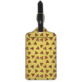 Poop Emoji Pattern Print Luggage Tag