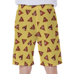 Poop Emoji Pattern Print Men's Beach Shorts