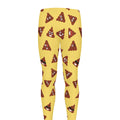 Poop Emoji Pattern Print Men's Leggings