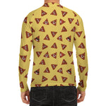 Poop Emoji Pattern Print Men's Long Sleeve Rash Guard
