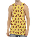 Poop Emoji Pattern Print Men's Muscle Tank Top
