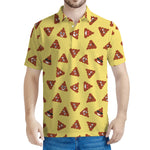 Poop Emoji Pattern Print Men's Polo Shirt