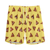 Poop Emoji Pattern Print Men's Sports Shorts