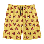 Poop Emoji Pattern Print Men's Swim Trunks