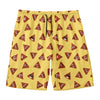 Poop Emoji Pattern Print Men's Swim Trunks