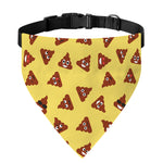 Poop Emoji Pattern Print Over The Collar Dog Bandana