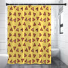 Poop Emoji Pattern Print Premium Shower Curtain