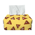 Poop Emoji Pattern Print Rectangle Tissue Box Cover