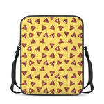 Poop Emoji Pattern Print Rectangular Crossbody Bag