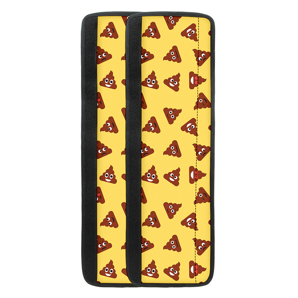 Poop Emoji Pattern Print Refrigerator Handle Covers