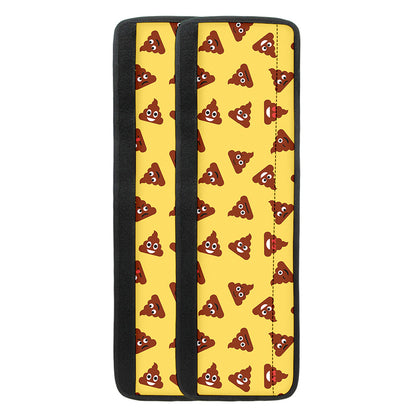 Poop Emoji Pattern Print Refrigerator Handle Covers