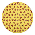 Poop Emoji Pattern Print Round Blanket