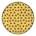 Poop Emoji Pattern Print Round Floor Mat