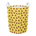Poop Emoji Pattern Print Round Laundry Basket