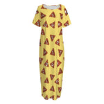 Poop Emoji Pattern Print Short Sleeve Long Nightdress