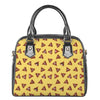 Poop Emoji Pattern Print Shoulder Handbag