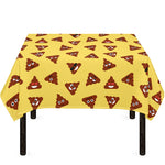 Poop Emoji Pattern Print Tablecloth