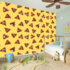 Poop Emoji Pattern Print Wall Sticker