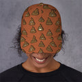Poop Emoticons Pattern Print Baseball Cap