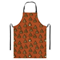 Poop Emoticons Pattern Print Bib Apron With Pocket