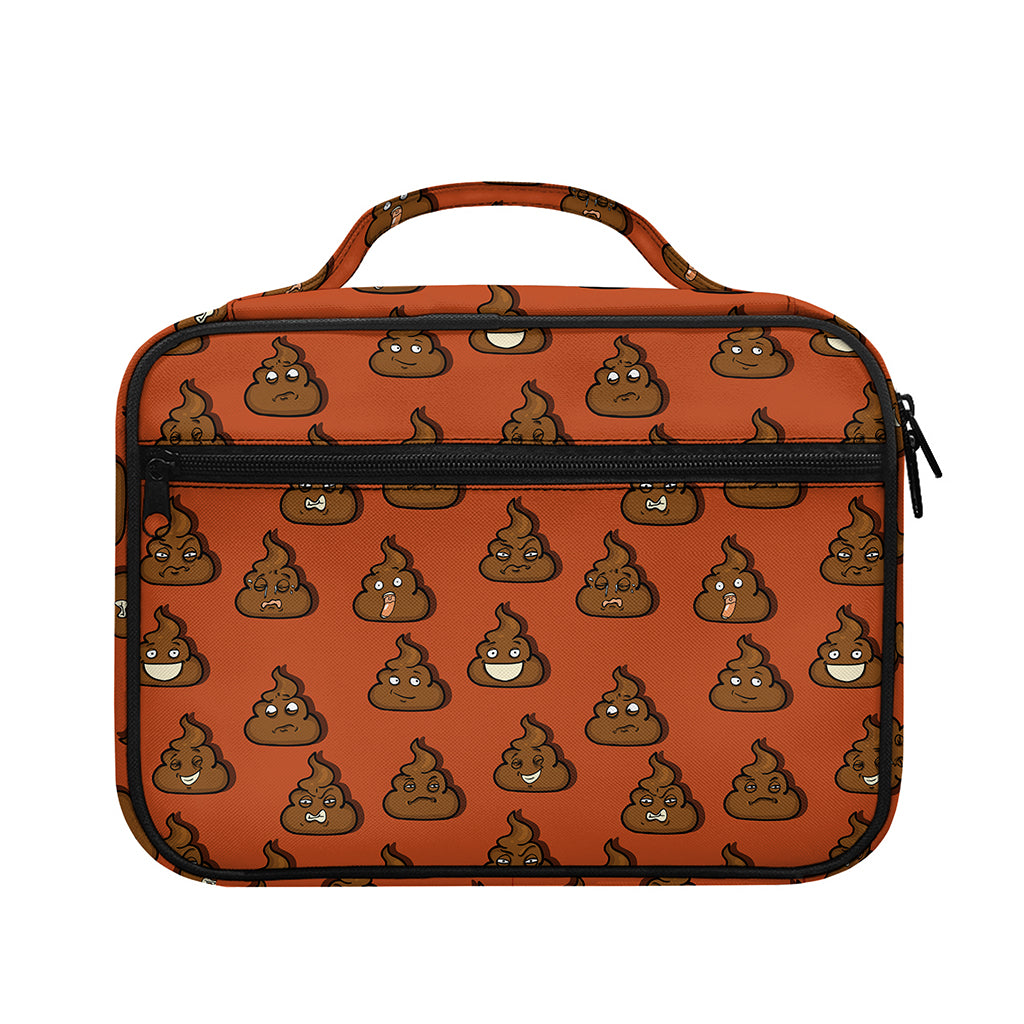 Poop Emoticons Pattern Print Briefcase Bible Bag