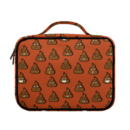 Poop Emoticons Pattern Print Briefcase Bible Bag