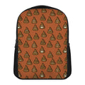 Poop Emoticons Pattern Print Casual Backpack