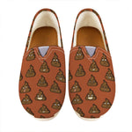 Poop Emoticons Pattern Print Casual Shoes