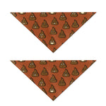 Poop Emoticons Pattern Print Dog Bandana