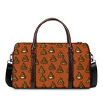 Poop Emoticons Pattern Print Duffle Bag