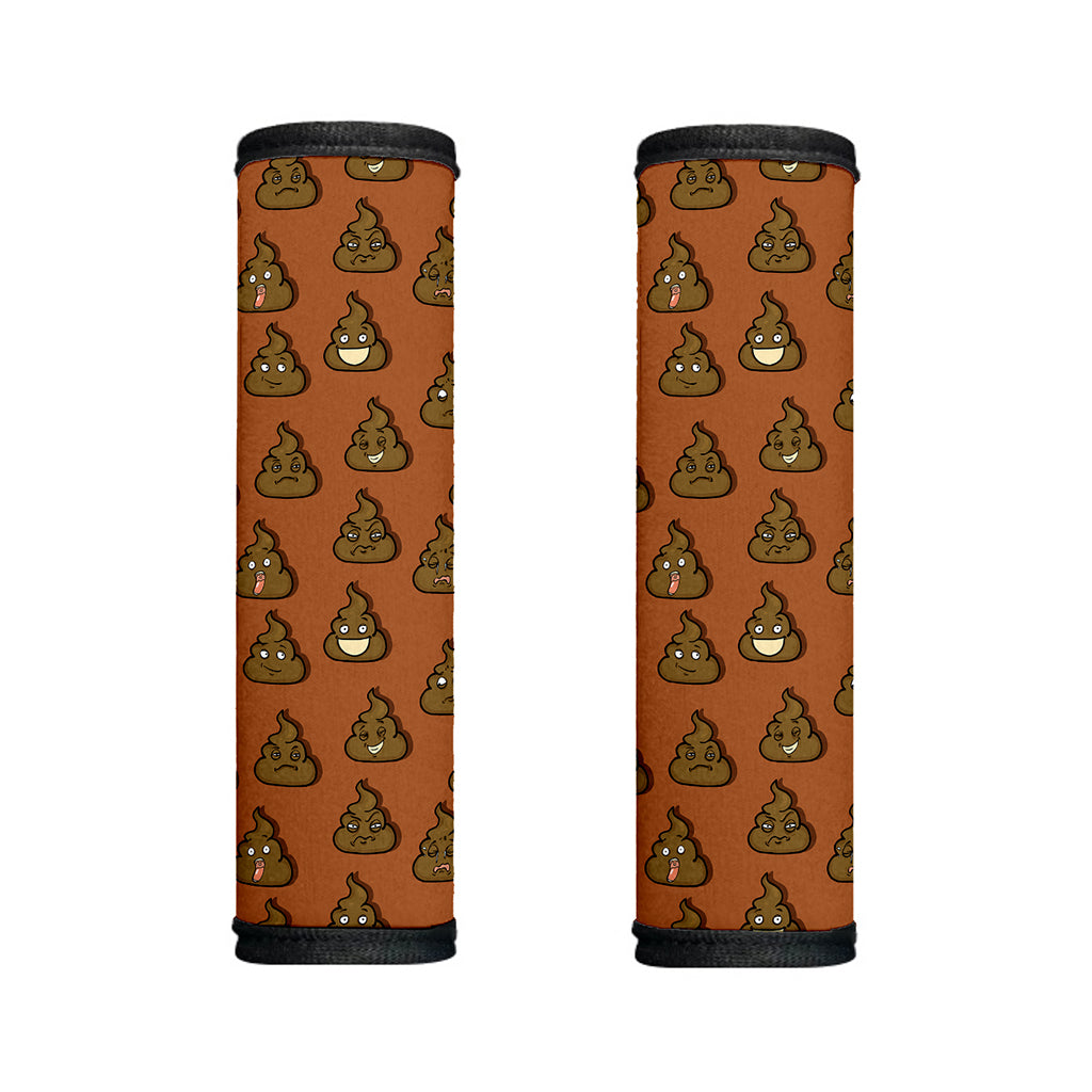 Poop Emoticons Pattern Print Handle Covers
