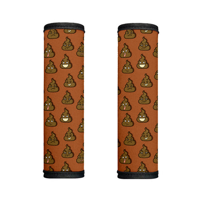 Poop Emoticons Pattern Print Handle Covers