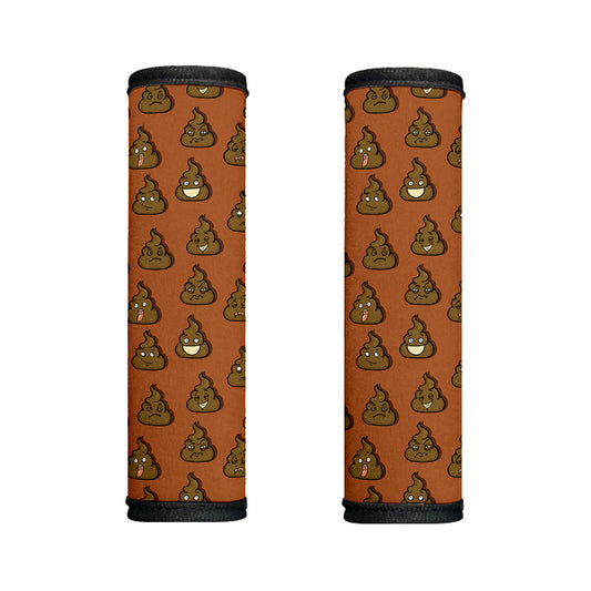 Poop Emoticons Pattern Print Handle Covers