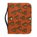 Poop Emoticons Pattern Print Leather Bible Cover