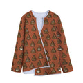 Poop Emoticons Pattern Print Long Sleeve Short Coat