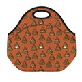 Poop Emoticons Pattern Print Neoprene Lunch Bag