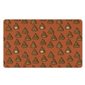 Poop Emoticons Pattern Print Polyester Doormat
