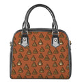 Poop Emoticons Pattern Print Shoulder Handbag