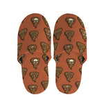 Poop Emoticons Pattern Print Slippers