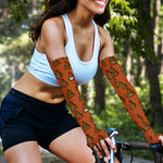 Poop Emoticons Pattern Print Sun Protection Arm Sleeves