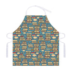 Pop Art Books Pattern Print Adjustable Apron