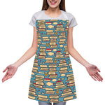 Pop Art Books Pattern Print Adjustable Apron