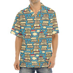 Pop Art Books Pattern Print Aloha Shirt