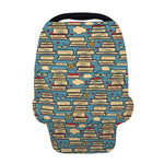 Pop Art Books Pattern Print Baby Seat Cover