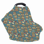 Pop Art Books Pattern Print Baby Seat Cover