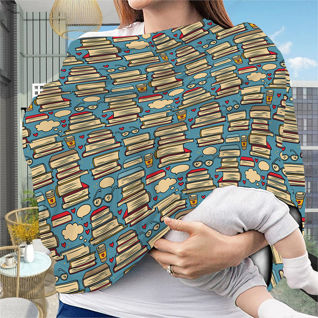 Pop Art Books Pattern Print Baby Seat Cover