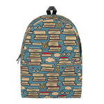 Pop Art Books Pattern Print Backpack
